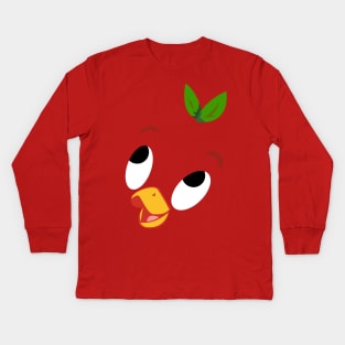 Orange Bird Kids Long Sleeve T-Shirt